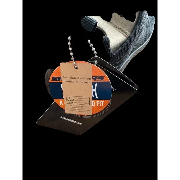 Skechers Work Emma Knit Slip Resistant Shoes Womens 7 Black Memory Foam 108284 - Picture 4 of 14